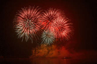 Gif animé feux d'artifices 127